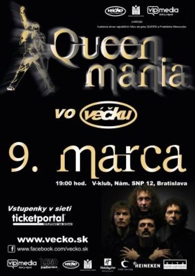 Queen ožije opäť vo Véčku 9.3.2013 o 19,00 h.