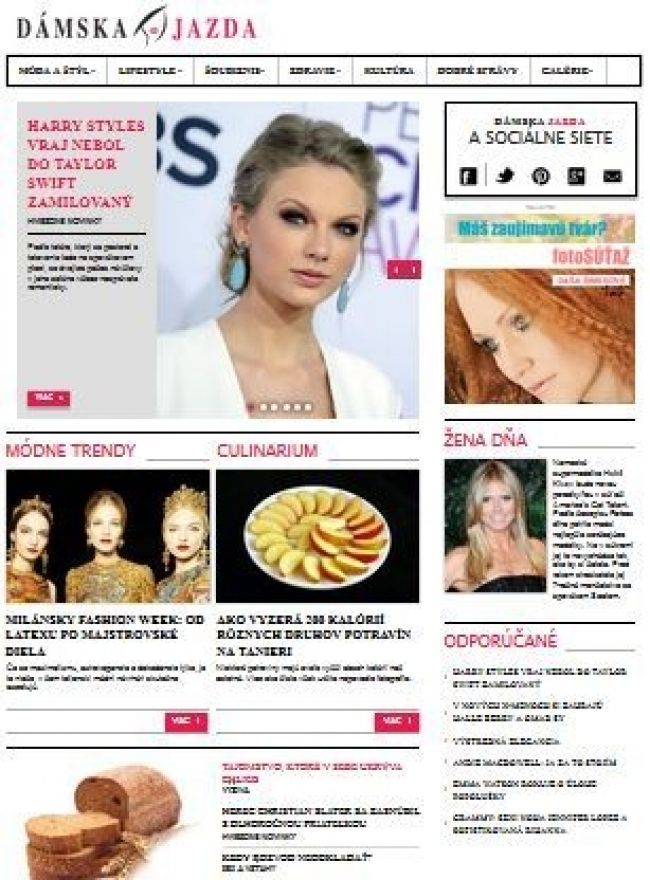 Nový online magazín pre ženy: Dámskajazda.sk