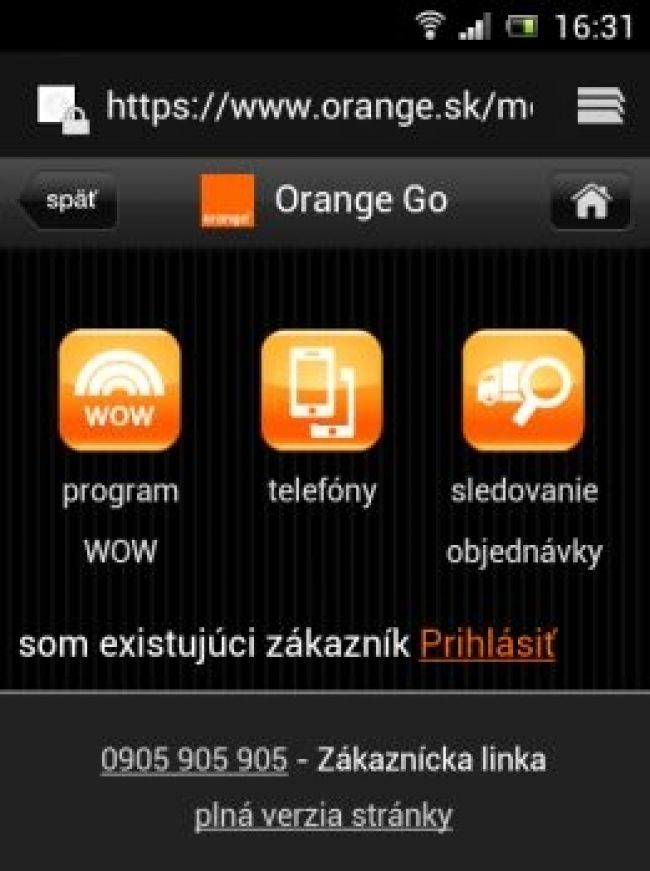 Orange spustil mobilnú verziu e-shopu