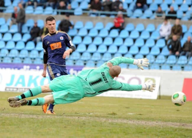 Slovan vyhral v Nitre a naďalej vládne Corgoň lige