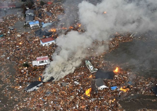 Obrazom: Takto cunami ničilo Japonsko pred dvomi rokmi