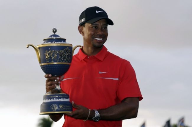 Golfista Tiger Woods vyhral svoj 76. turnaj PGA Tour