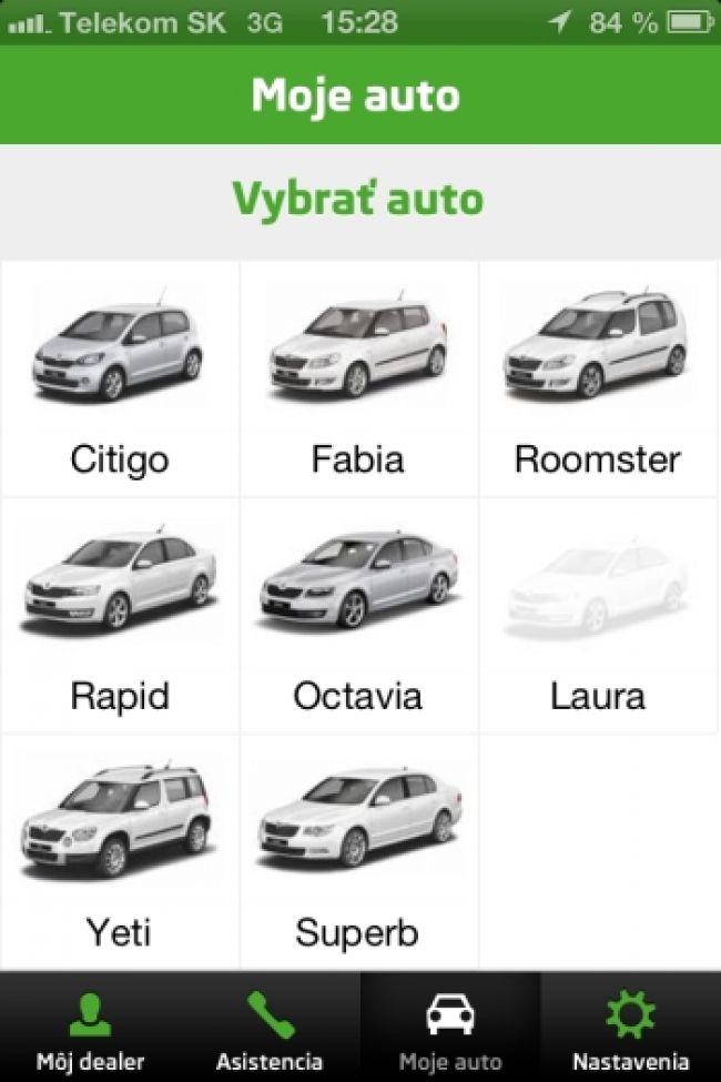 Aplikácia ŠKODA Service ponúka prvú pomoc vodičom na cestách