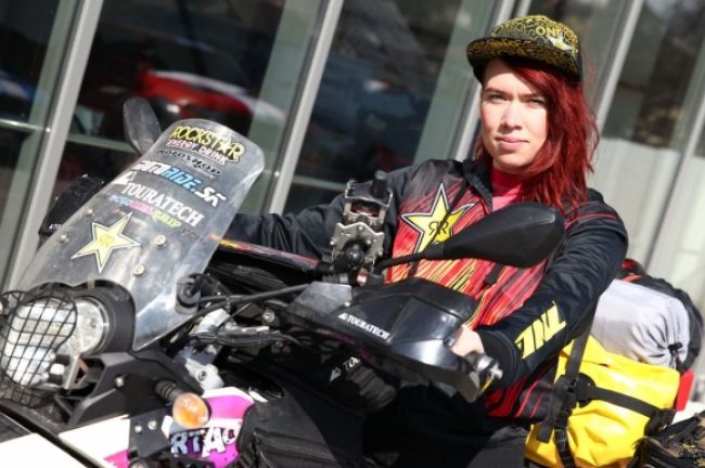 Slovenka vyrazila na cestu okolo sveta na motorke