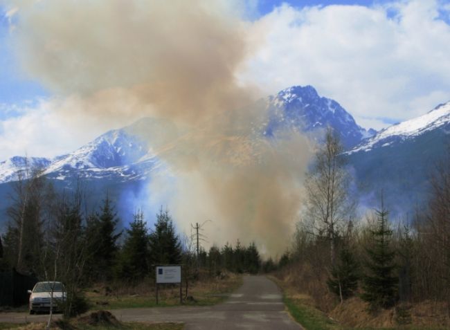 Hasičom sa podarilo zlikvidovať lesný požiar v Tatrách