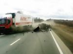 Video: Čelná zrážka s kamiónom