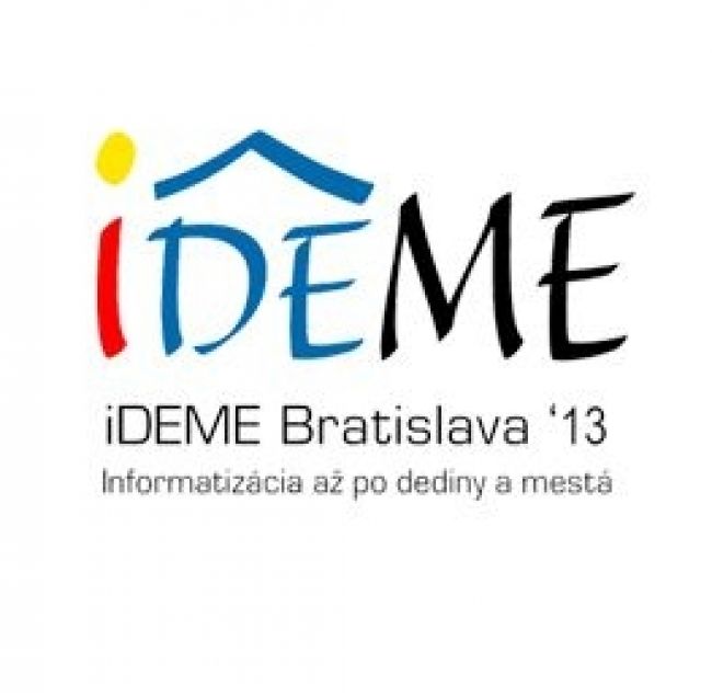 Bratislava privíta 6. ročník konferencie iDEME 2013