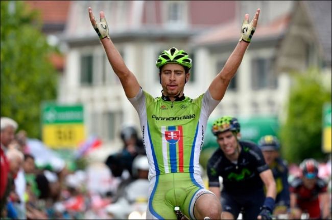 Peter Sagan vyhral tretiu etapu na Okolo Švajčiarska