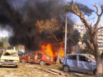 Centrom Damasku otriasol dvojitý bombový útok