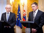Prioritou je dostať EÚ z krízy, povedal van Rompuy Ficovi