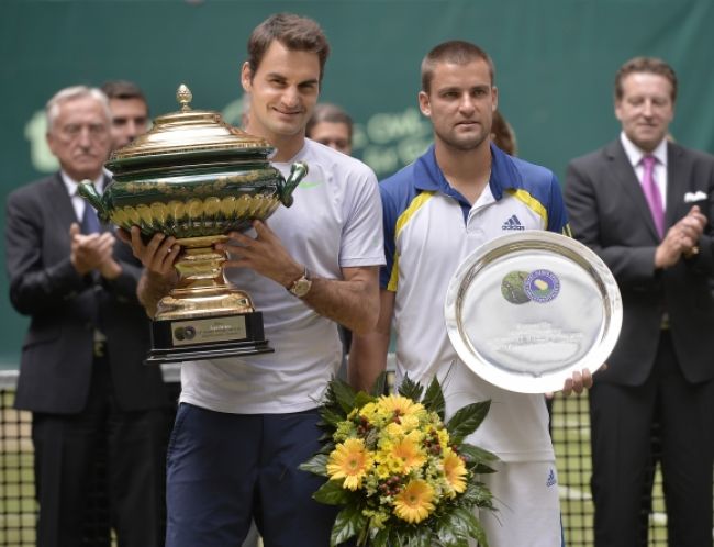 Roger Federer zvíťazil na turnaji v Halle