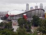 V Calgary sú veľké povodne, zaplavilo aj známy Saddledome