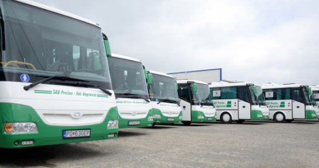 Prešovská spoločnosť SAD kúpila desať nových autobusov