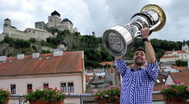 Dominik Graňák sa Trenčínu pochválil s Gagarinovým pohárom