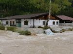 Vysoká voda sa blíži k Viedni, Dunajský ostrov je zaplavený