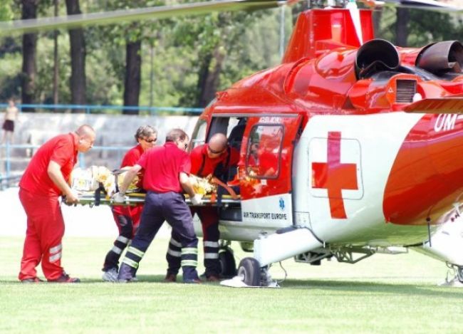 Ženu zachraňoval vrtuľník, utrpela devastačné poranenie nohy