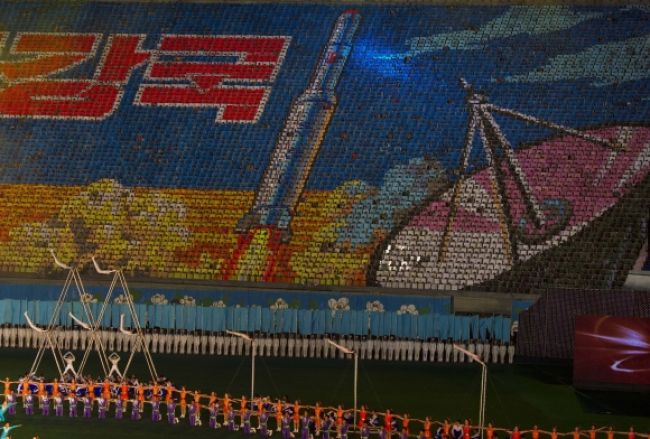 Tisíce Severokórejčanov sa predviedli na festivale Arirang
