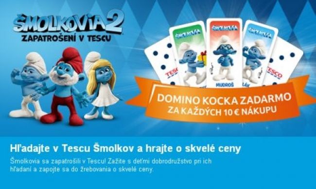 Zažite so svojimi deťmi šmolkovské dobrodružstvo v Tescu