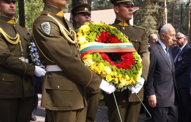 Izraelský prezident si v Litve uctil obete holokaustu