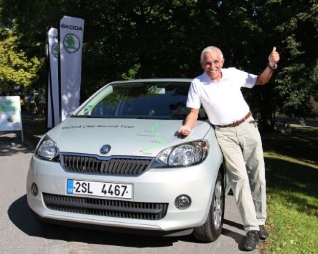 ŠKODA Citigo CNG pokorila rekord v úspornej jazde