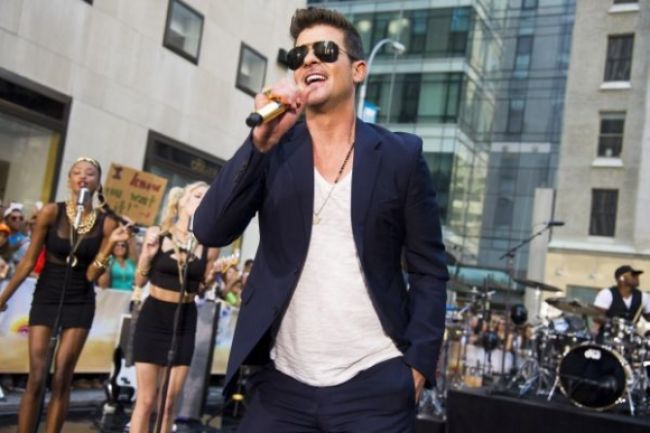 Thicke bojuje za Blurred Lines proti rodine Marvina Gayea