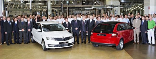 Odštartovala výroba modelu ŠKODA Rapid Spaceback