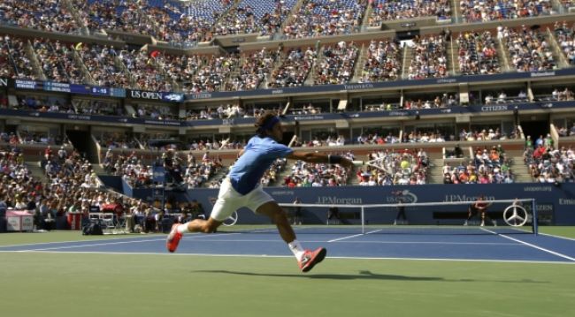 Roger Federer nedal šancu Berlocqovi, je v 3. kole US Open