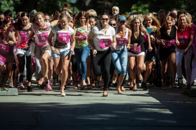 Na Slovensku sa prvýkrát bežalo v lodičkách