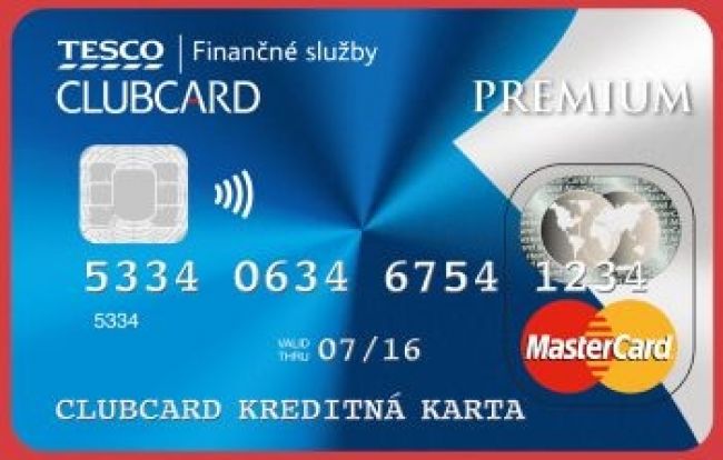 Tesco uvádza na trh Clubcard kreditnú kartu Premium