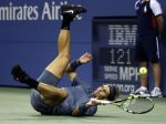 Rafael Nadal hral na US Open s trhlinou v brušnom svalstve