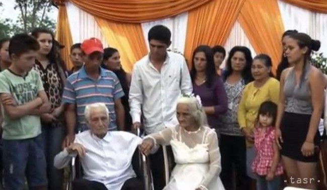 Paraguajský pár sa cirkevne zosobášil po 80 rokov spolužitia