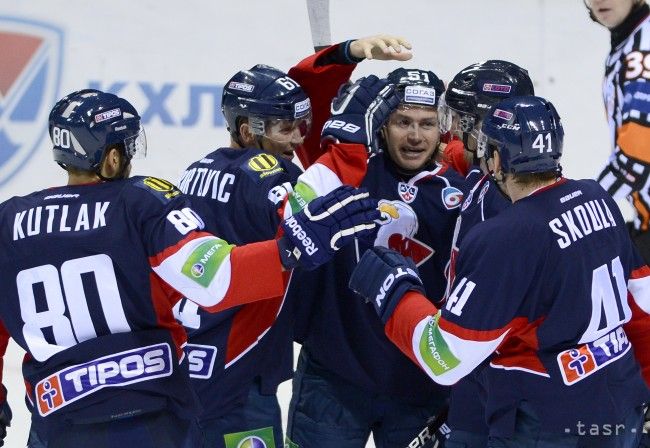 Slovan zvíťazil na ľade Atlantu Mytišči 1:0