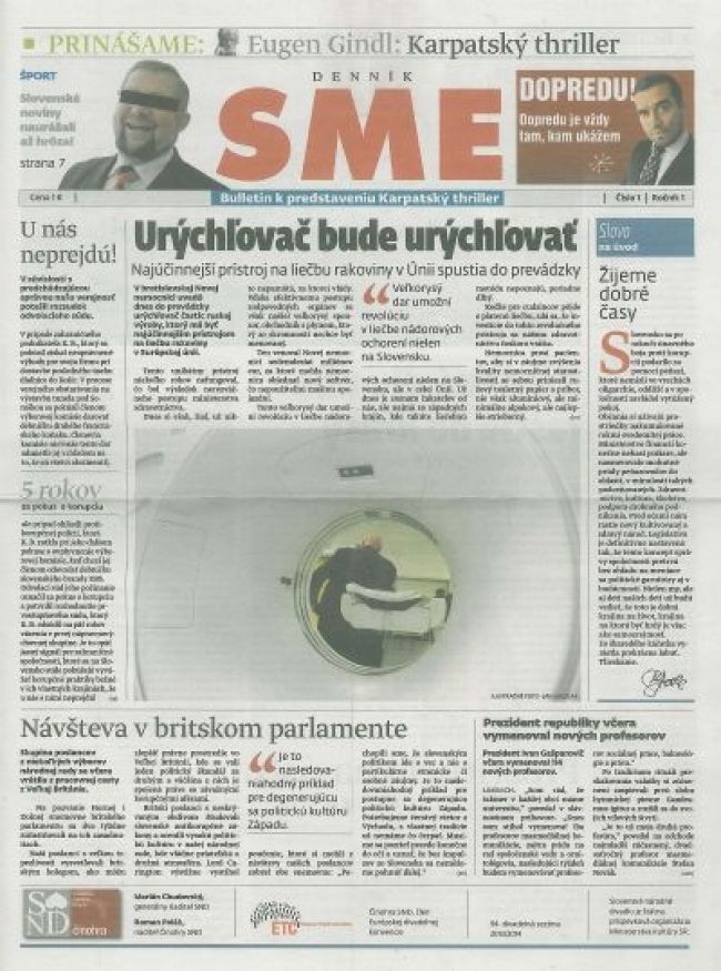 Činohra SND a denník SME vytvorili bulletin k predstaveniu