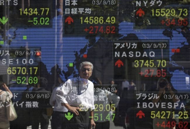 Akciové trhy v Európe, USA i Japonsku posilnili
