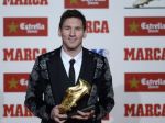 Lionel Messi dostal tretiu zlatú kopačku v kariére