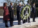 Obama navštívil hrob zavraždeného predchodcu Kennedyho