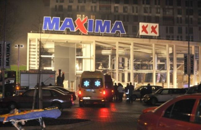 Tragédia v Rige, na ľudí v supermarkete sa zrútila strecha