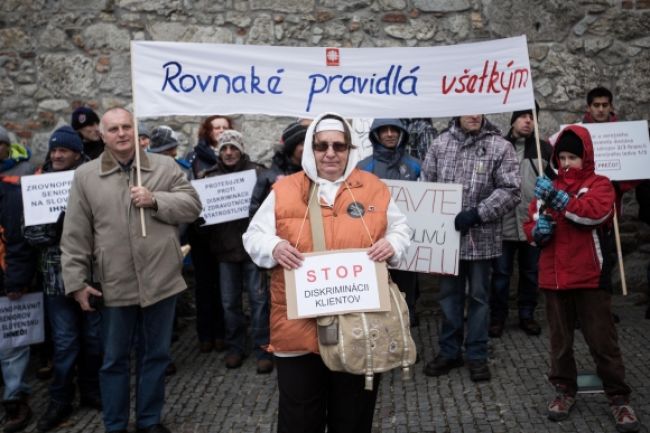 Poskytovatelia sociálnych služieb protestovali pred NR SR