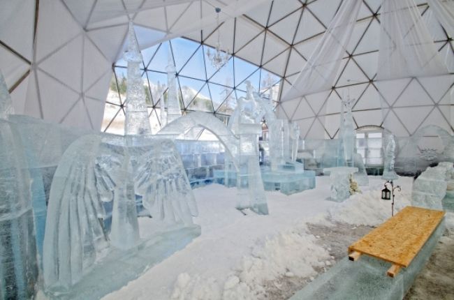 Ľadová atrakcia v Tatrách, na Hrebienku vyrastie čínsky múr