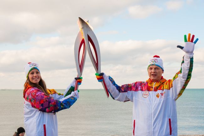 Olympijský oheň už zavítal do Soči