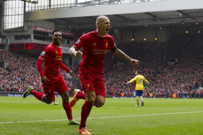 Video: Liverpool zničil Arsenal, Škrtel strelil dva góly