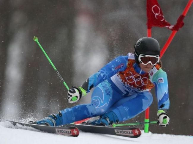 Tina Mazeová vyhrala obrovský slalom, získala druhé zlato