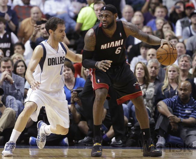 Video: V NBA hviezdil LeBron James, Miami porazilo Dallas