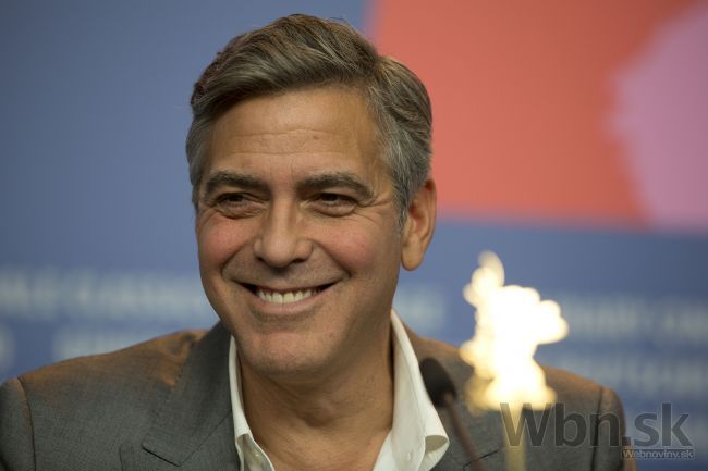 George Clooney uviedol v Bielom dome svoj film Pamiatkari