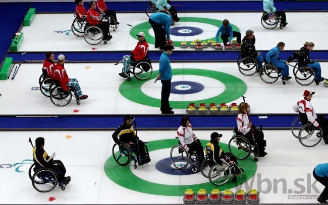 Slovenskí curleri na vozíkoch zaváhali, nestačili na Britov