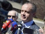 Andrej Kiska vhodil hlas do urny, vyzval ľudí, aby šli voliť