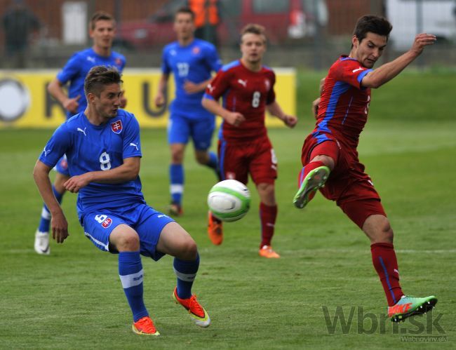 Mladí slovenskí futbalisti zdolali Čechov, prerušili sériu