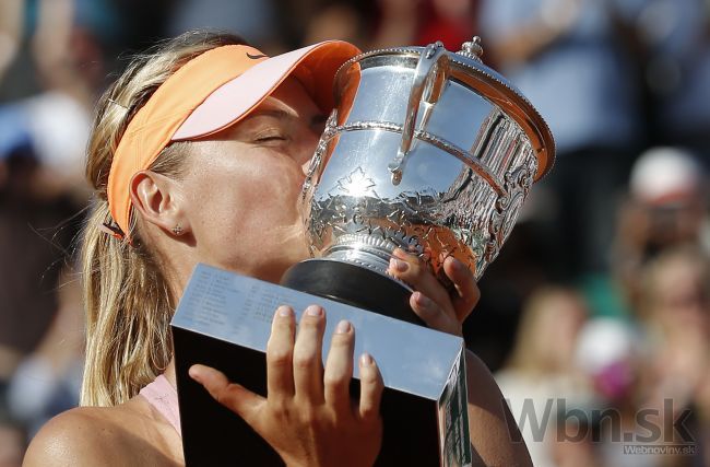 Maria Šarapovová druhýkrát vyhrala prestížny Roland Garros