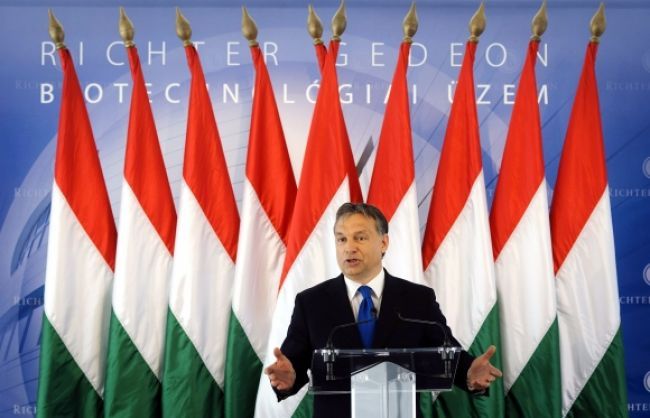 Viktor Orbán odhalil sochu bývalého uhorského premiéra