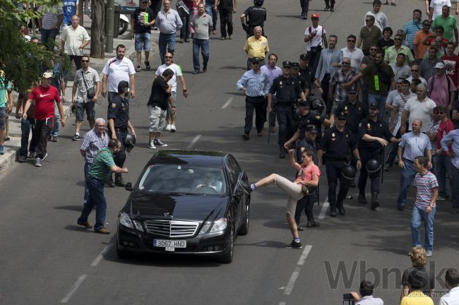 Európski taxikári protestujú proti aplikáciám